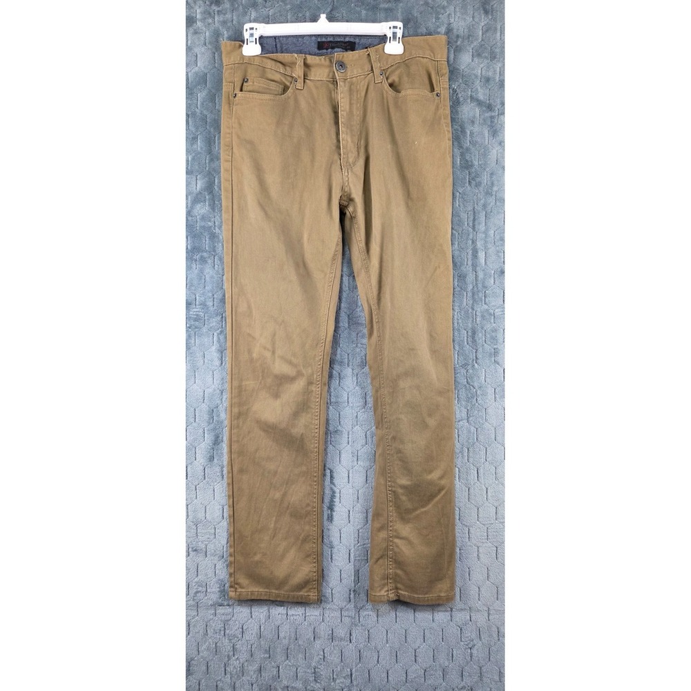 Vintage Genes Men's Jeans Slim Fit Khaki‎ Pockets Size 32x32